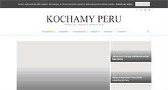 Desktop Screenshot of kochamyperu.pl